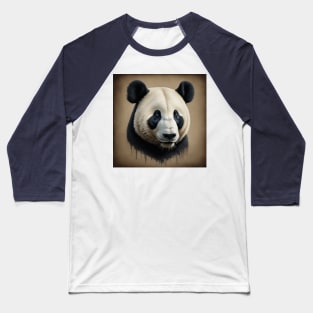 Panda Bear Print Baseball T-Shirt